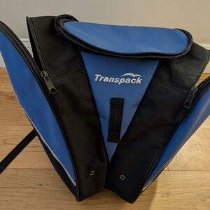 Blue and Black Men's Bag